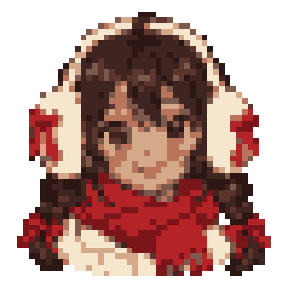 Ivory Fuzzy-Earmuff Girl — Youthful Anime Portraits patterns