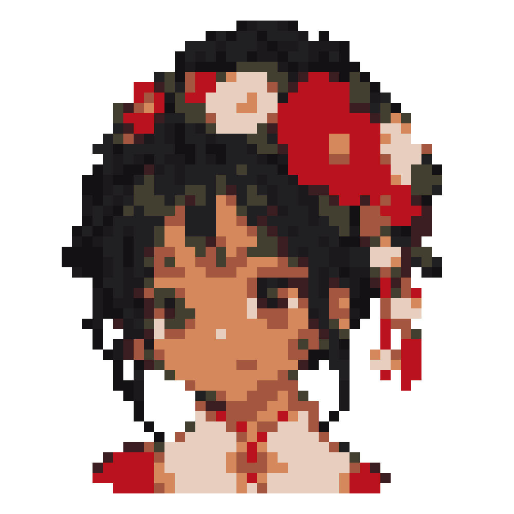 Camellia-Crown Girl — Youthful Anime Portraits patterns