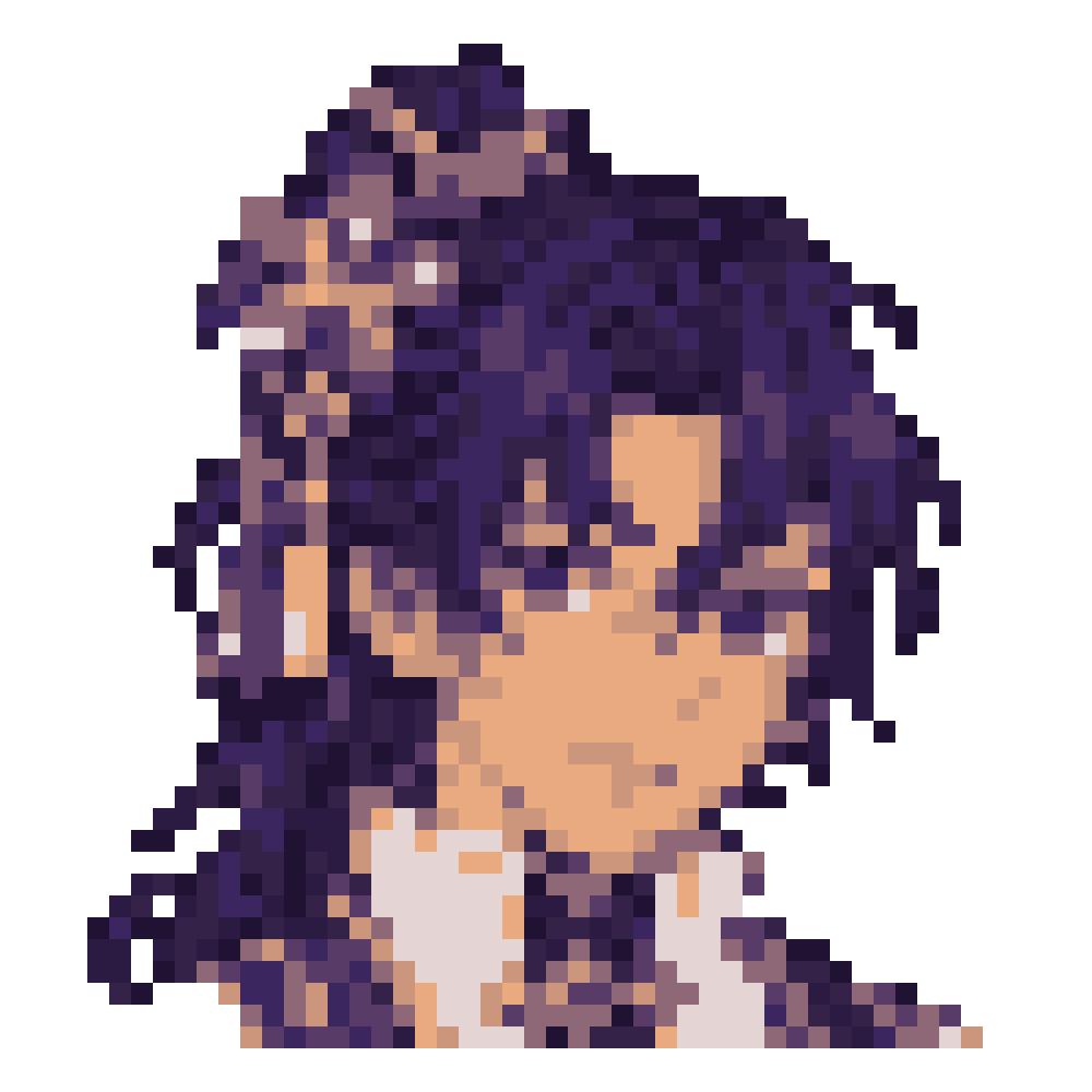 Iris Hair-Tie Boy — Youthful Anime Portraits patterns