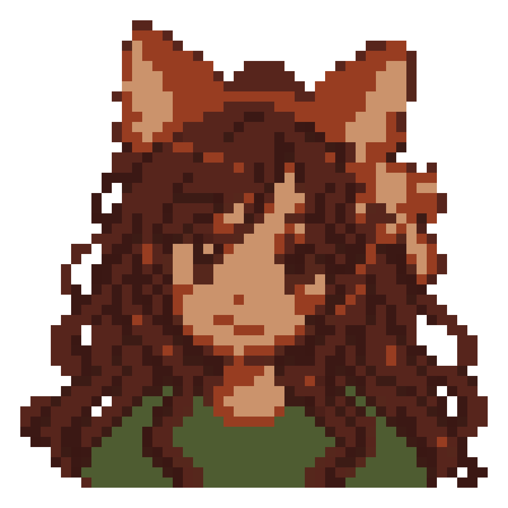 Red-Fox-Ear Headband Girl — Youthful Anime Portraits patterns