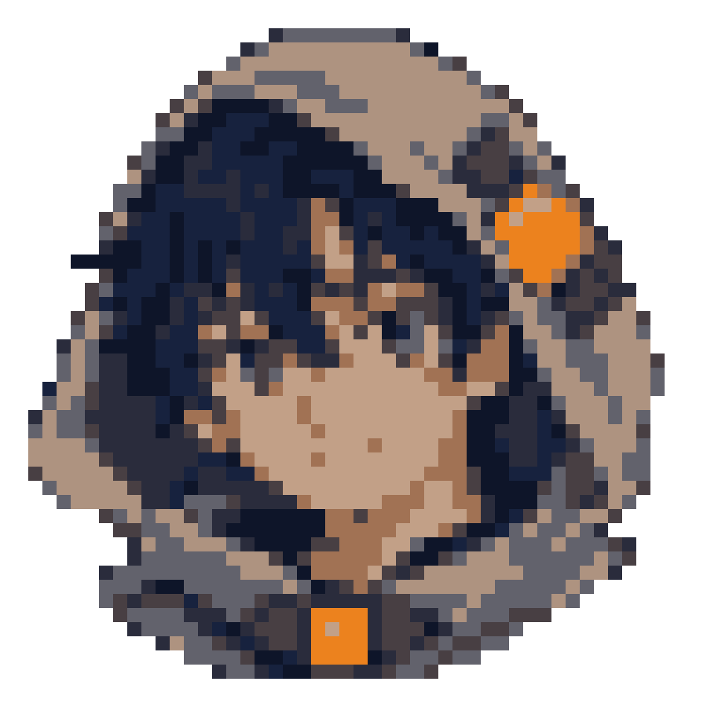 Rune-Stone Hood Boy — Youthful Anime Portraits patterns