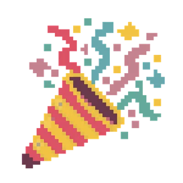 Confetti Popper — Festivals & Celebrations patterns