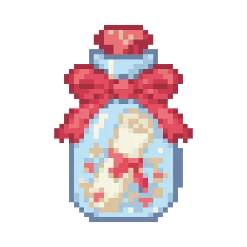 Ribbon Gift Bottle — Festivals & Celebrations patterns