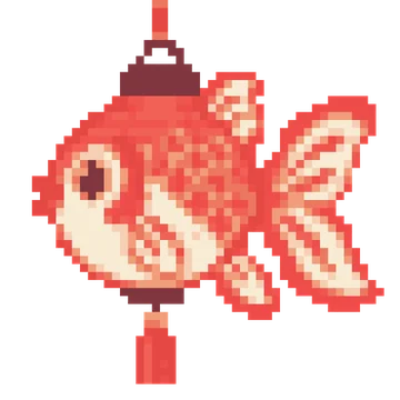 Goldfish Paper Lantern — Festivals & Celebrations patterns