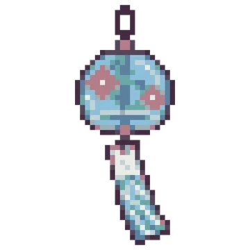 Wind Bell with Streamer — Festivals & Celebrations patterns