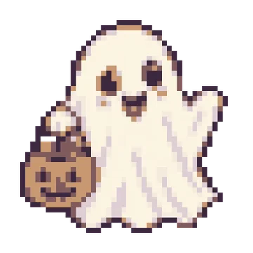 Friendly Sheet Ghost — Festivals & Celebrations patterns