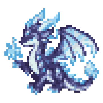 Ice Horn Dragon — Cosmic Fantasy patterns