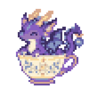 Teacup Dragon — Cosmic Fantasy patterns
