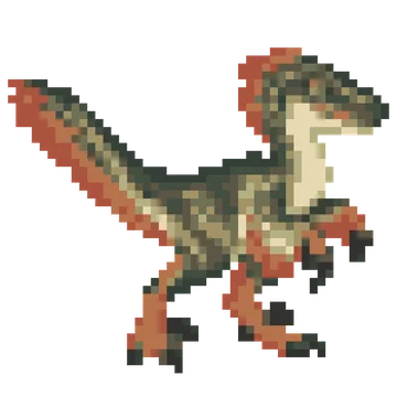 Velociraptor — Dinosaur Park patterns