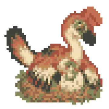 Oviraptor Brooding Nest — Dinosaur Park patterns