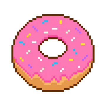 Pink Donut — Food & Drinks patterns