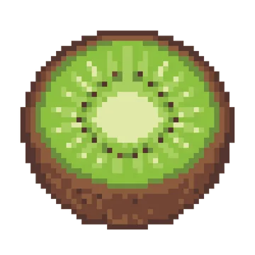 Kiwi Cross Section — Food & Drinks patterns