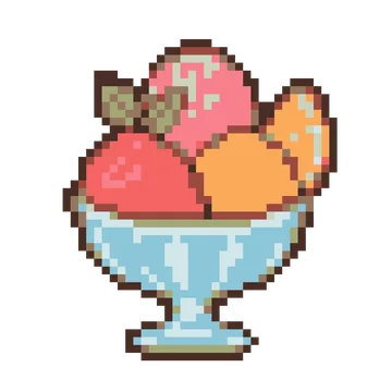 Fruit Sorbet Trio — Food & Drinks patterns