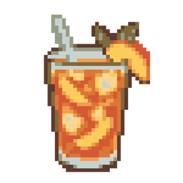 Peach Iced Tea — Food & Drinks patterns