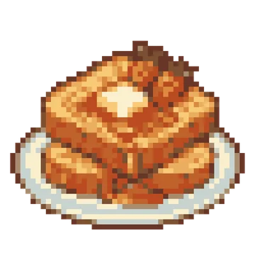 French Toast Stack — Food & Drinks patterns