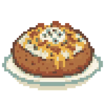 Baked Potato Boat — Food & Drinks patterns