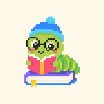 Bookworm Friend — Kawaii Characters patterns