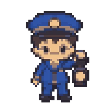 Train Conductor — Kawaii Characters patterns
