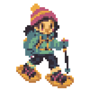 Snowshoe Explorer — Kawaii Characters patterns