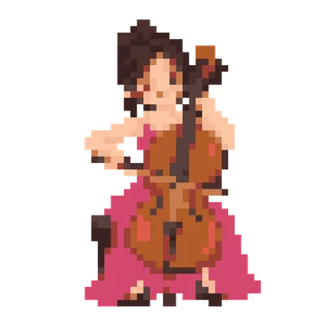 Cello Player — Kawaii Characters patterns