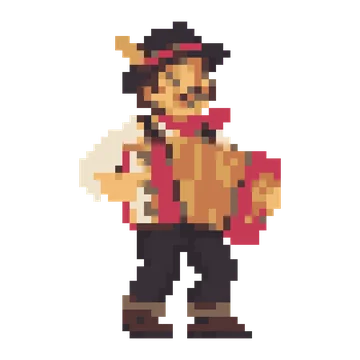 Accordion Busker — Kawaii Characters patterns