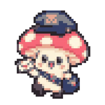 Mushroom Postman — Kawaii Characters patterns