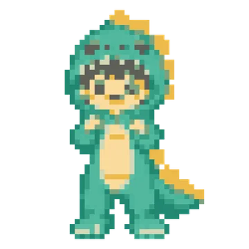 Dinosaur Onesie Kid — Kawaii Characters patterns
