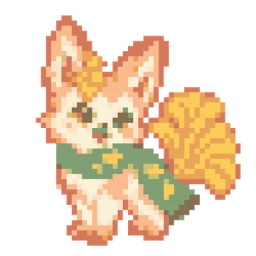 Ginkgo Scarf Friend — Kawaii Characters patterns