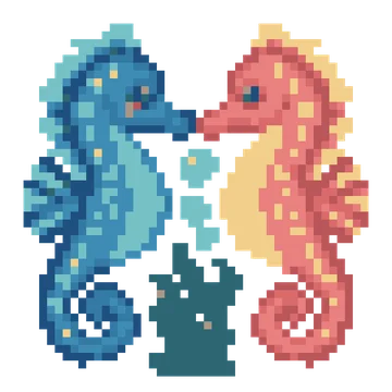 Seahorse Tail Pair — Ocean Wonders patterns
