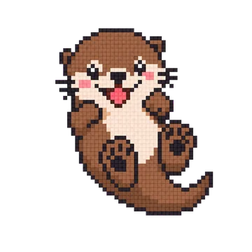 Playful Otter — Pet Friends patterns