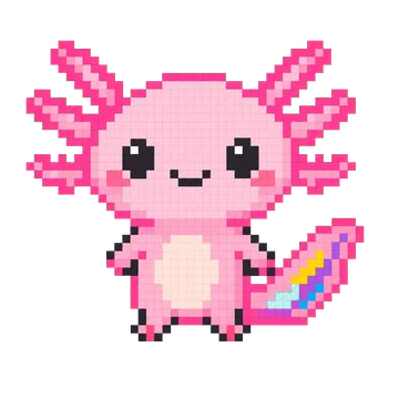 Pink Axolotl — Pet Friends patterns