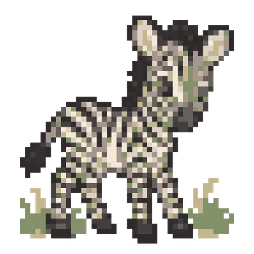 Zebra Foal — Pet Friends patterns