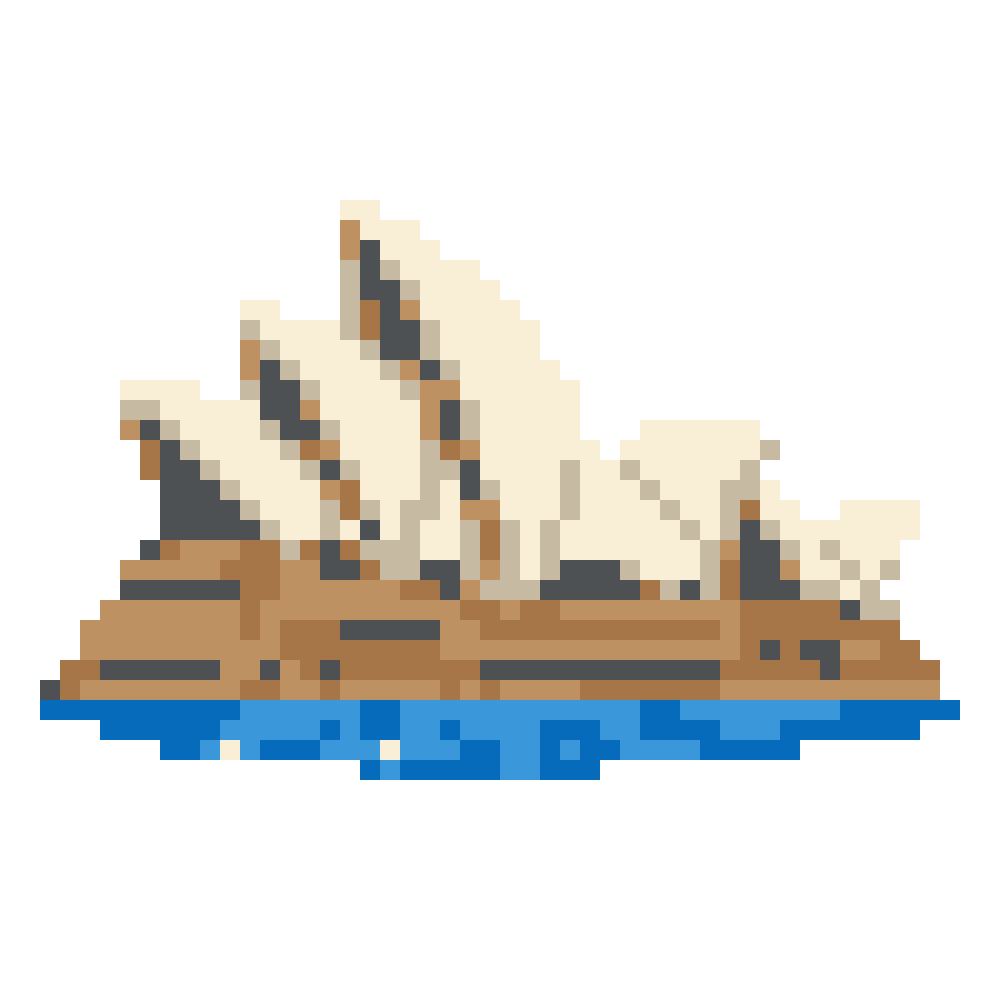 Sydney Opera House — Pixel World Tour patterns