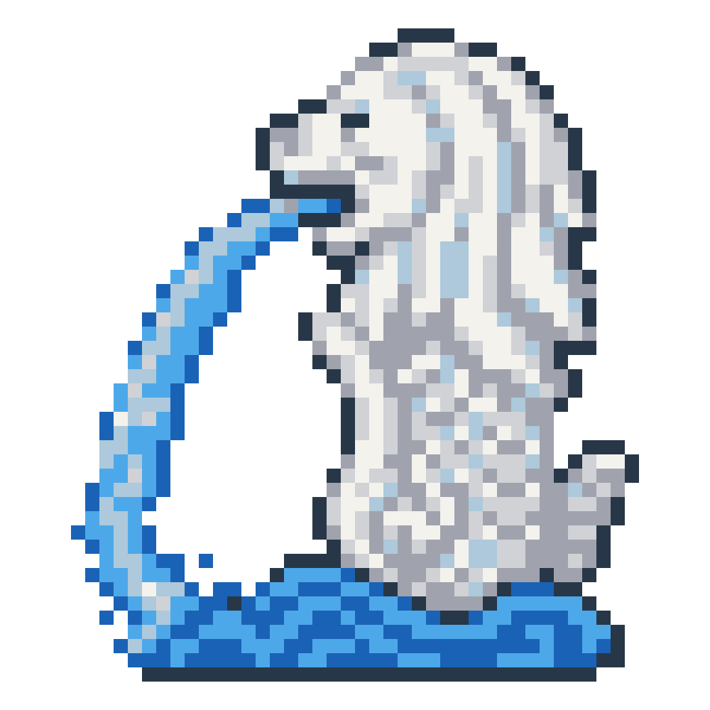 Merlion — Pixel World Tour patterns