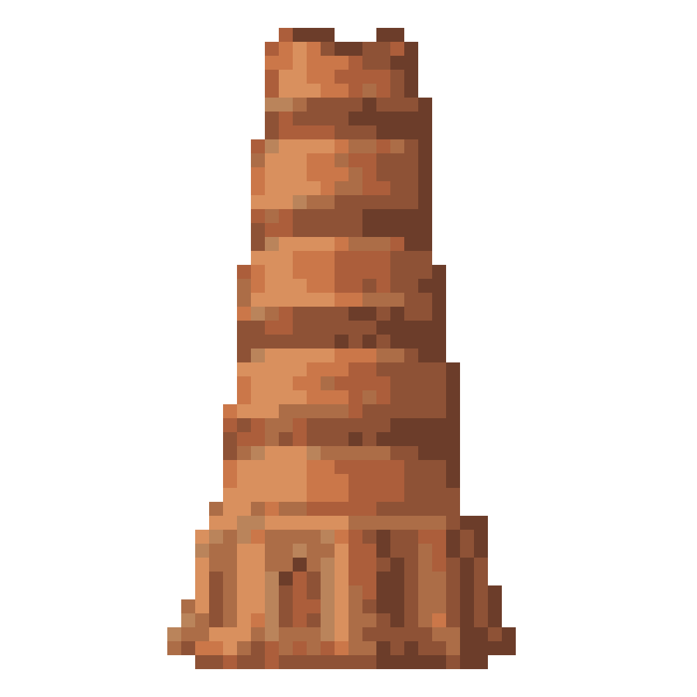 Burana Tower — Pixel World Tour patterns