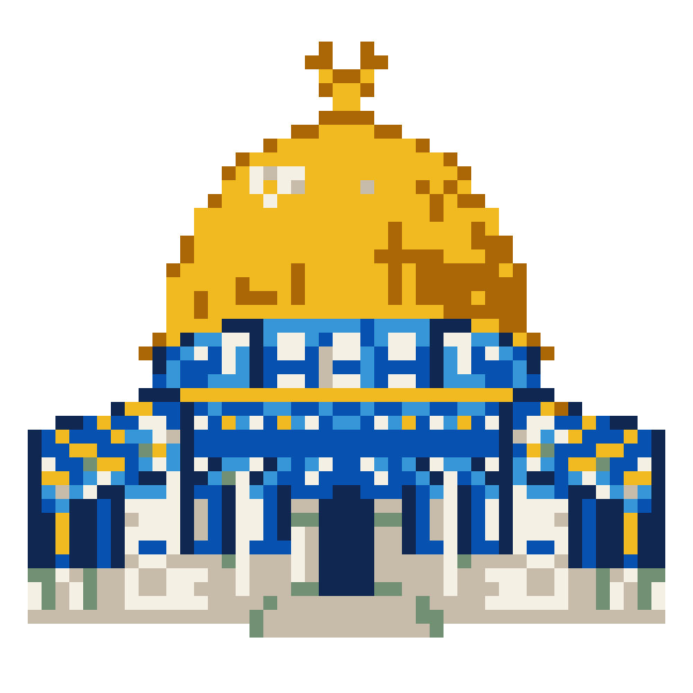 Dome of the Rock — Pixel World Tour patterns