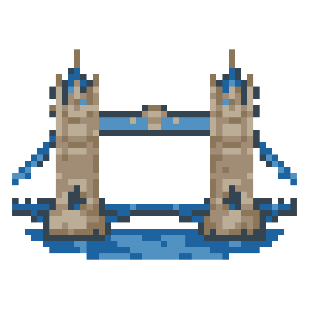Tower Bridge — Pixel World Tour patterns