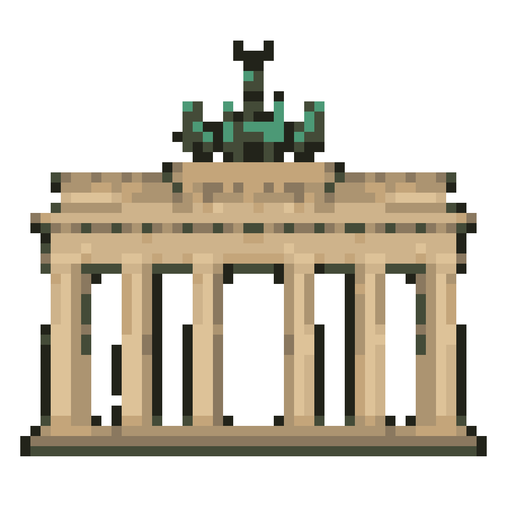 Brandenburg Gate — Pixel World Tour patterns