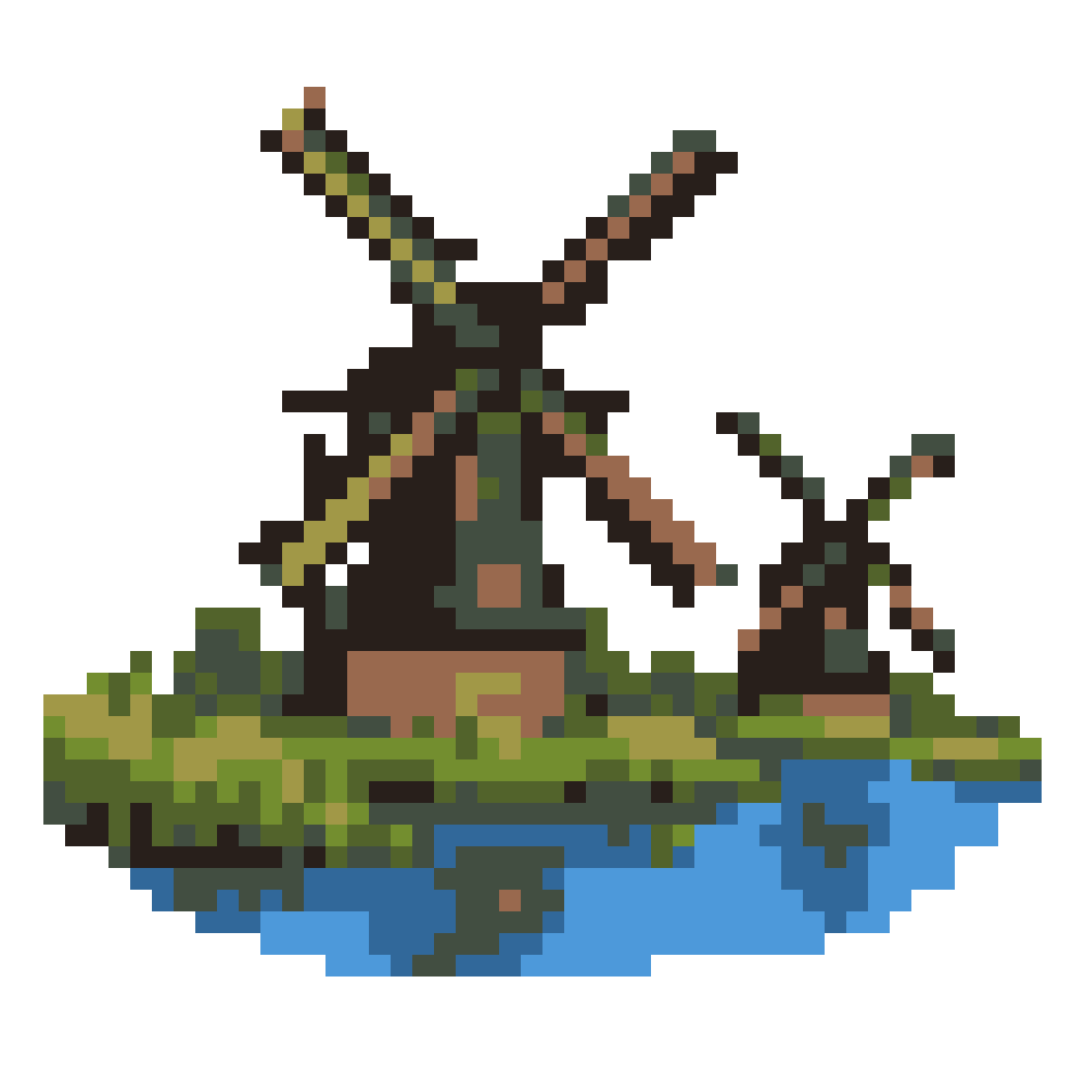 Kinderdijk Windmills — Pixel World Tour patterns