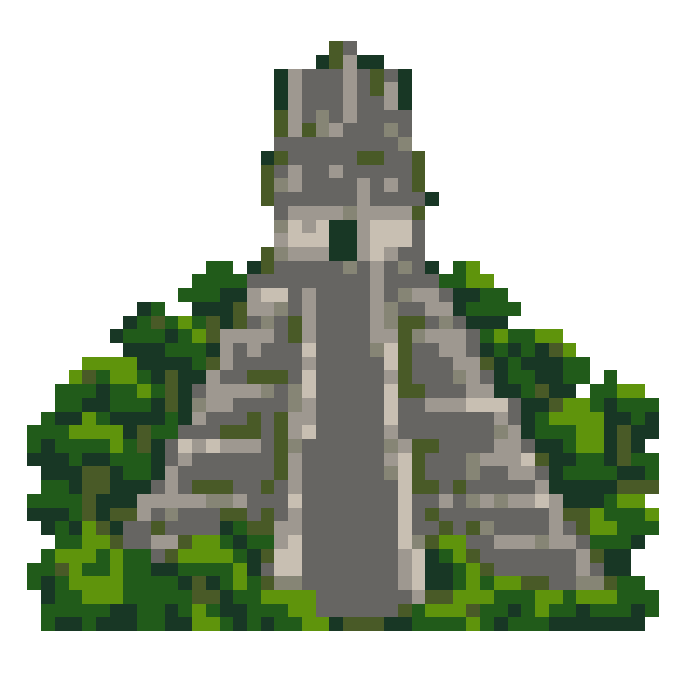 Tikal Temple — Pixel World Tour patterns