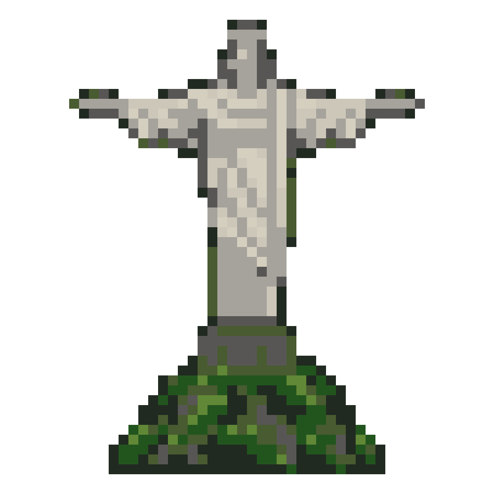 Christ the Redeemer — Pixel World Tour patterns