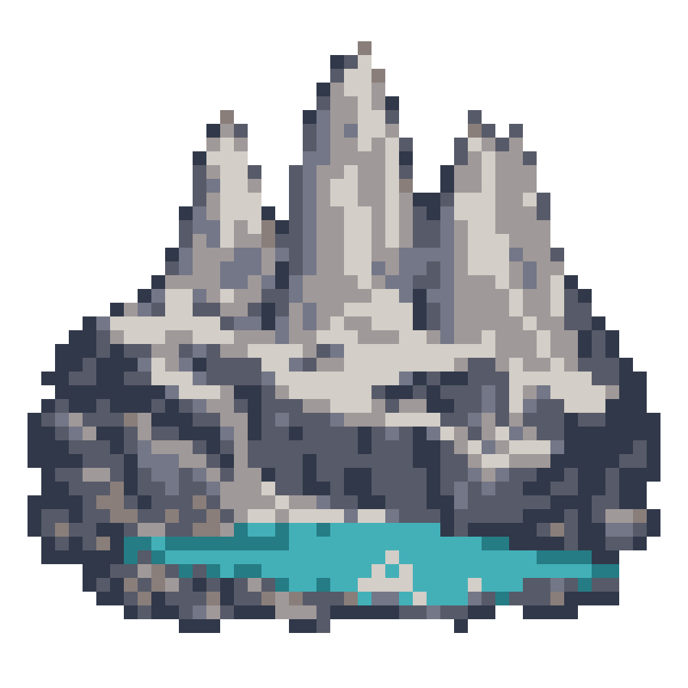Torres del Paine — Pixel World Tour patterns