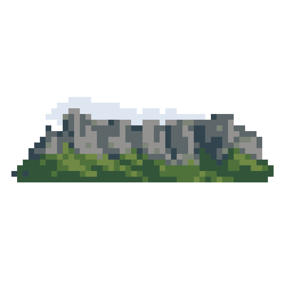 Table Mountain — Pixel World Tour patterns