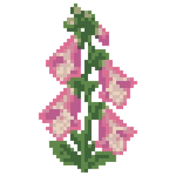 Foxglove Bells — Plants & Nature patterns