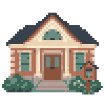 Little Public Library — Tiny Town & Transport patterns