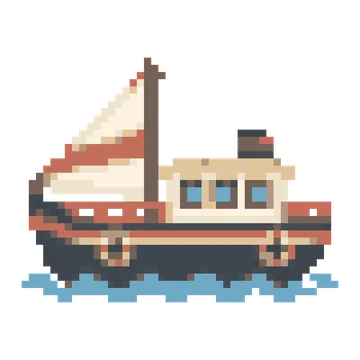River Ferry — Tiny Town & Transport patterns