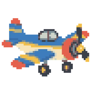 Propeller Airplane — Tiny Town & Transport patterns