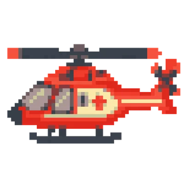 Rescue Helicopter — Tiny Town & Transport patterns