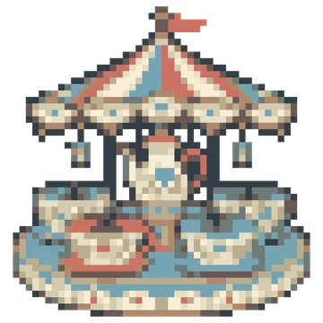 Teacup Ride — Tiny Town & Transport patterns